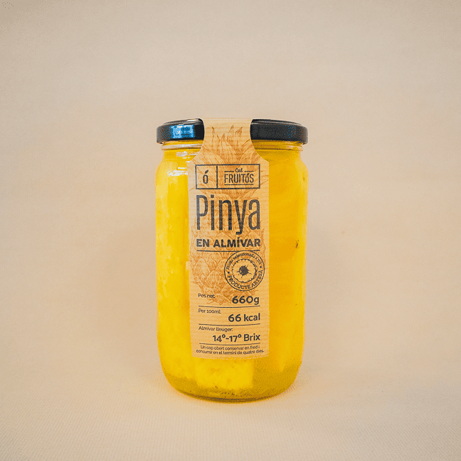 Piña en Almíbar ligero (660 g) Cal Fruitós