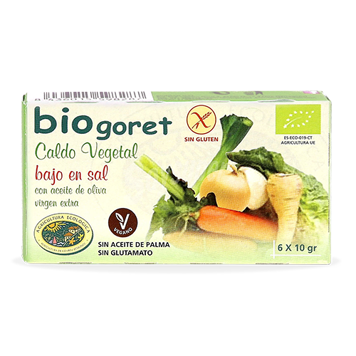 Cubitos de Caldo Vegetal Bio (6x11 g) Biogoret