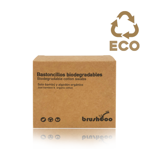 Bastoncillos Biodegradables (100 u) Brushboo