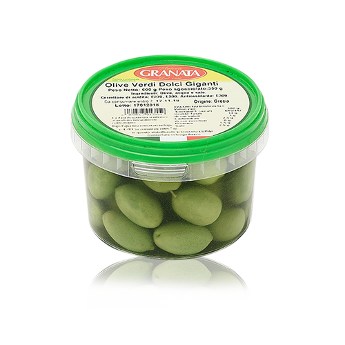 Aceitunas Verdi Dolci Giganti (350 g) Granata