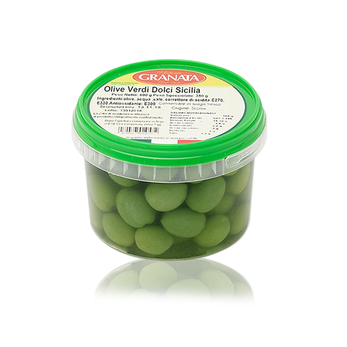 Aceitunas Verdi Dolci Sicilia (350 g) Granata