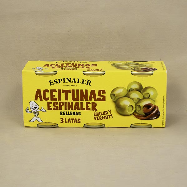 Aceitunas Lata Pack (3x120 g) Espinaler