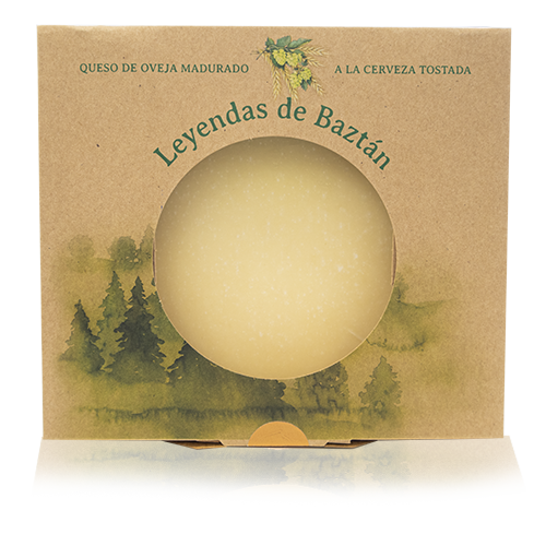 Queso de Oveja bañado en Cerveza (250 g) Leyendas del Bazt