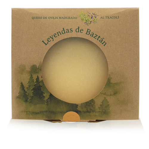 Queso de Oveja bañado en Txakoli (250 g) Leyendas del Baztán