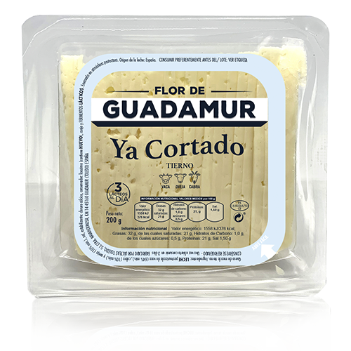 Queso Mezcla Cortado Tierno (200 g) Flor de Guadamur