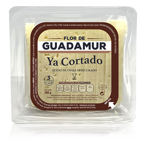 Queso de Oveja Cortado Semi (200 g) Flor de Guadamur