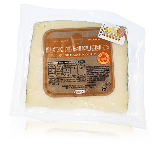 Queso de Oveja Semi Manchego D.O. (220 g) Flor de Mí Pueblo