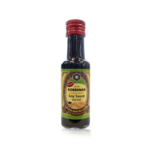 Salsa de Soja con menos sal (125 ml) Kobbeman