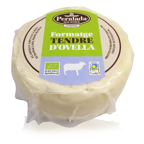 Queso de Oveja Tierno Bio (350 g) Peralada