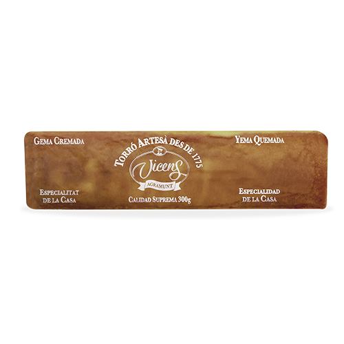 Turrón Yema Quemada Artesano (300 g) Vicens