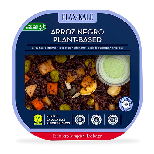 Arroz Negro Vegano 275g Flax&Kale