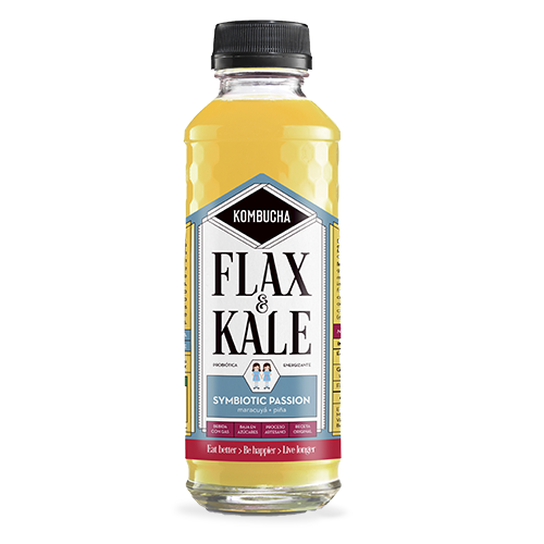 Kombucha Symbiotic Passion 400ml Flax&Kale