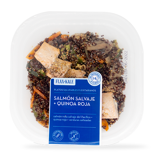 Salmón con Quinoa 275g Flax&Kale