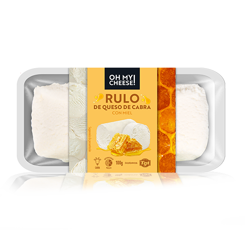 Queso Mini Rulo Cabra con Miel (100 g) Oh My Cheese