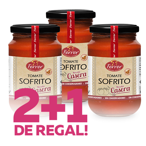 2+1 de Regalo Tomate Sofrito Receta Casera (350 g) Ferrer