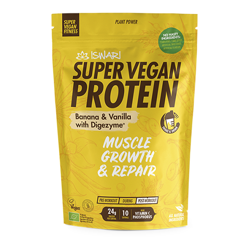 Proteína Banana y Vainilla Bio (350 g) Iswari