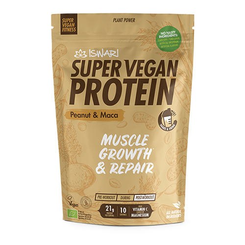 Proteína Cacahuete y Maca Bio (350 g) Iswari