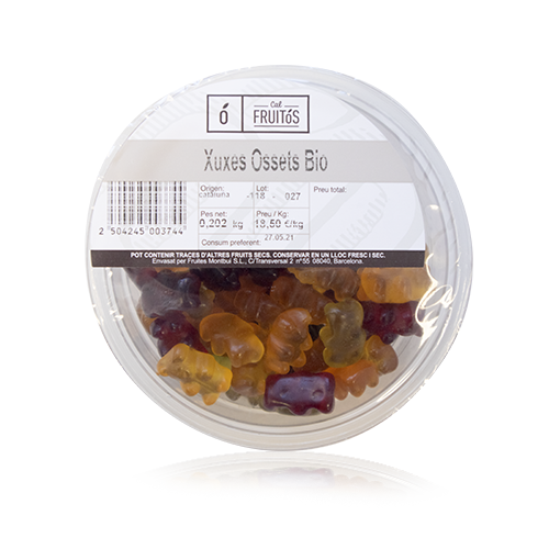 Chuches Ositos 100% Vegetales Bandeja (200 g)