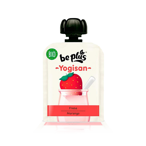 Postre BePlus Fresa Bio (90 g) Yogisan