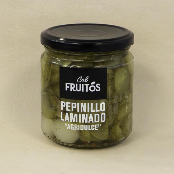 Pepinillos Laminados Agridulces (360 g) Cal Fruitós