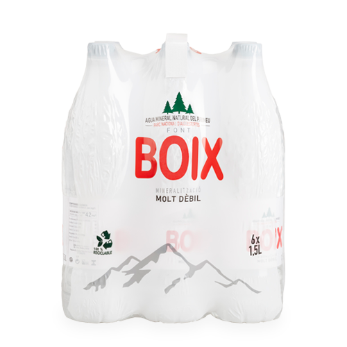 Agua Mineralización Débil (1,5Lx6) Font Boix