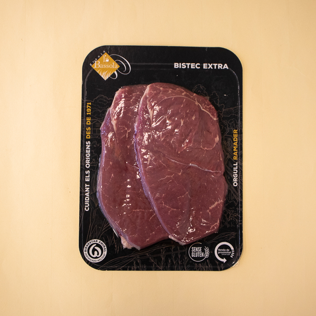 Bistec de ternera La Bassola Vacío