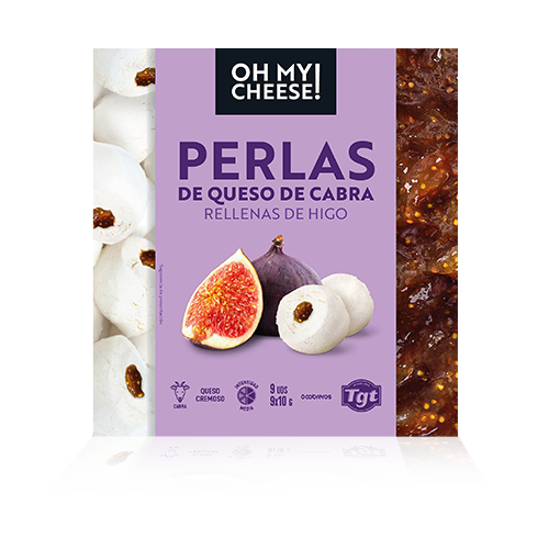 Perlas de Queso de Cabra rellenas de Higos (90 g) Oh My Cheese