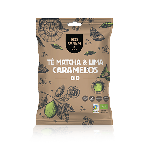 Caramelos Macha y Lima Bio 75g Ecocanem