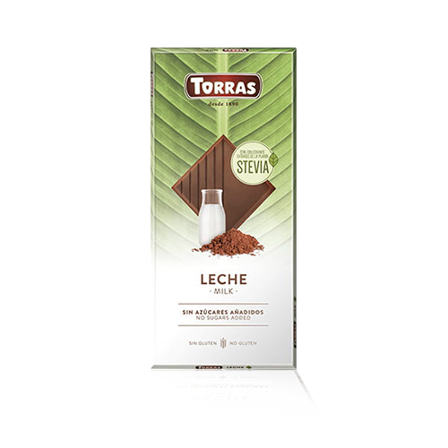Chocolate Stevia con Leche 100g Torras