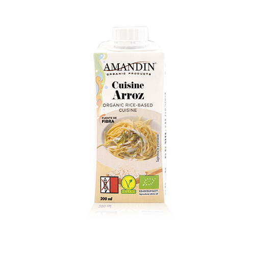 Cuisine de Arroz Bio 200ml Amandin