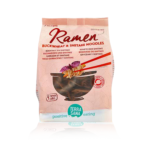 Noodles para Ramen Trigo Sarraceno y Shiitake Bio 280g Terrasana