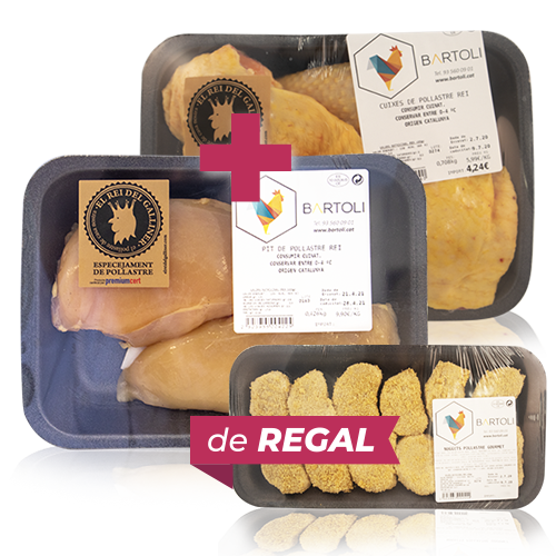 Pack Muslo + Pechuga Entera + de Regalo Nuggets de Pollo