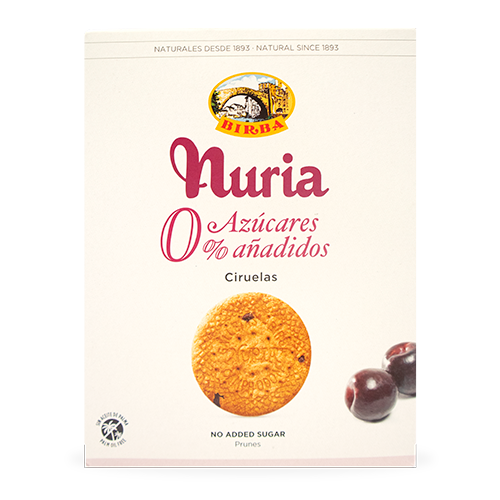 Galleta 0% Ciruelas 410g Nuria-Birba