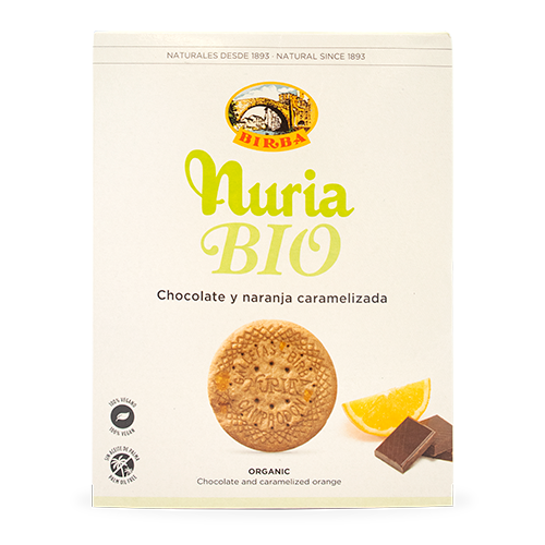 Galleta Chocolate y Naranja Bio 280g Nuria-Birba