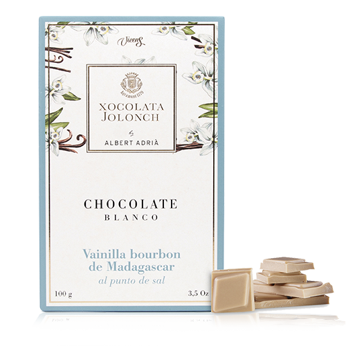 Chocolate Vainilla al Punto de Sal Blanco 100g Jolonch-Vicens Albert Adrià 100g Jolonch-Vicens Albert Adrià