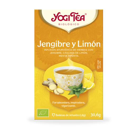 Infusión Jengibre y Limón Bio 17u Yogi Tea