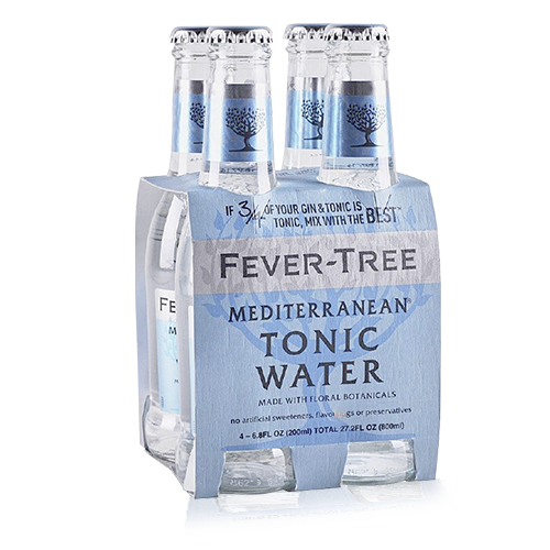 Tónica Mediterranean Botella 20cl Fever Tree - Pack 4u