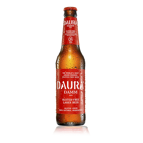 Cerveza Daura Damm S/Gluten Botella Cristal 33cl