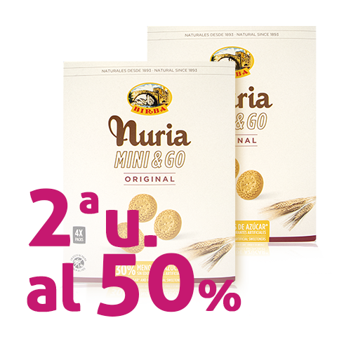 Pack 2u. Galleta Mini & Go Original 200g Nuria-Birba