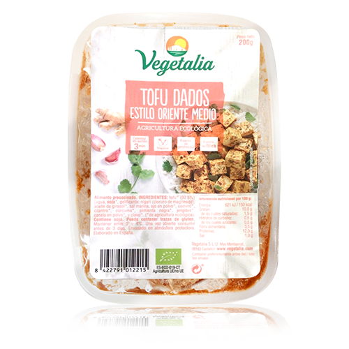 Tofu a Dados Oriente Bio 200g Vegetalia