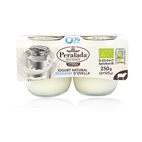 Yogur de Oveja Desnatado Bio Pack 2u x 125g Peralada