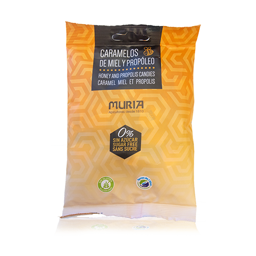 Caramelos Miel y Propolis s/azúcares 65g Muria