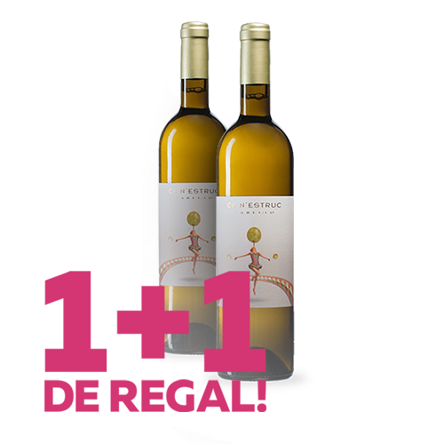1+1 de Regalo Vino Ca N'Estruc Xarel·lo Blanco 2019 (D.O. Catalunya)