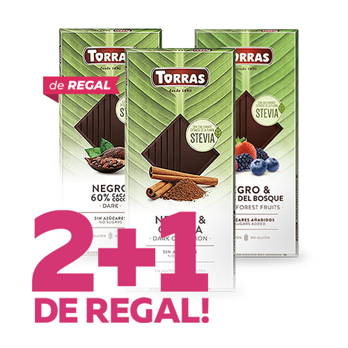 2+1 de Regalo - Chocolate Negro Torras