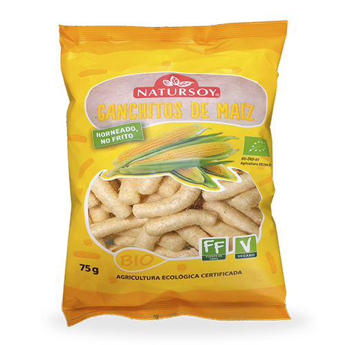 Ganchitos de Maíz Bio 75g Natursoy