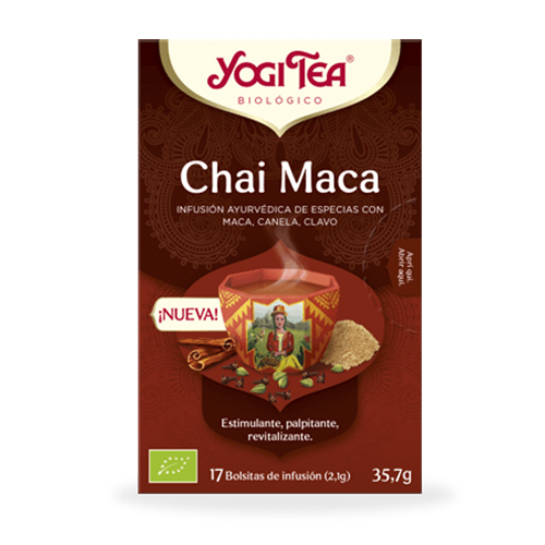 Infusión Chai Maca Bio 17u Yogi Tea