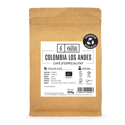 Café en Grano Especialidad Colombia Bio 250g Cal Fruitós