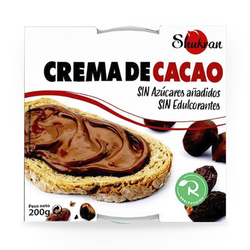 Crema de Cacao Realfooding 200g Shukran