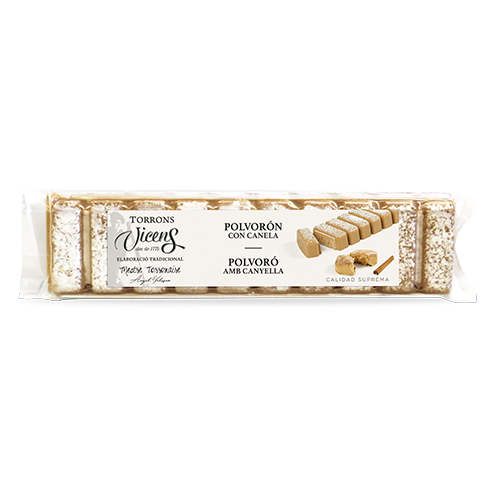 Turrón Polvorón con Canela 300g Vicens