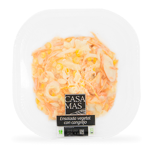 Ensalada Vegetal con Cangrejo 250g Casa Mas